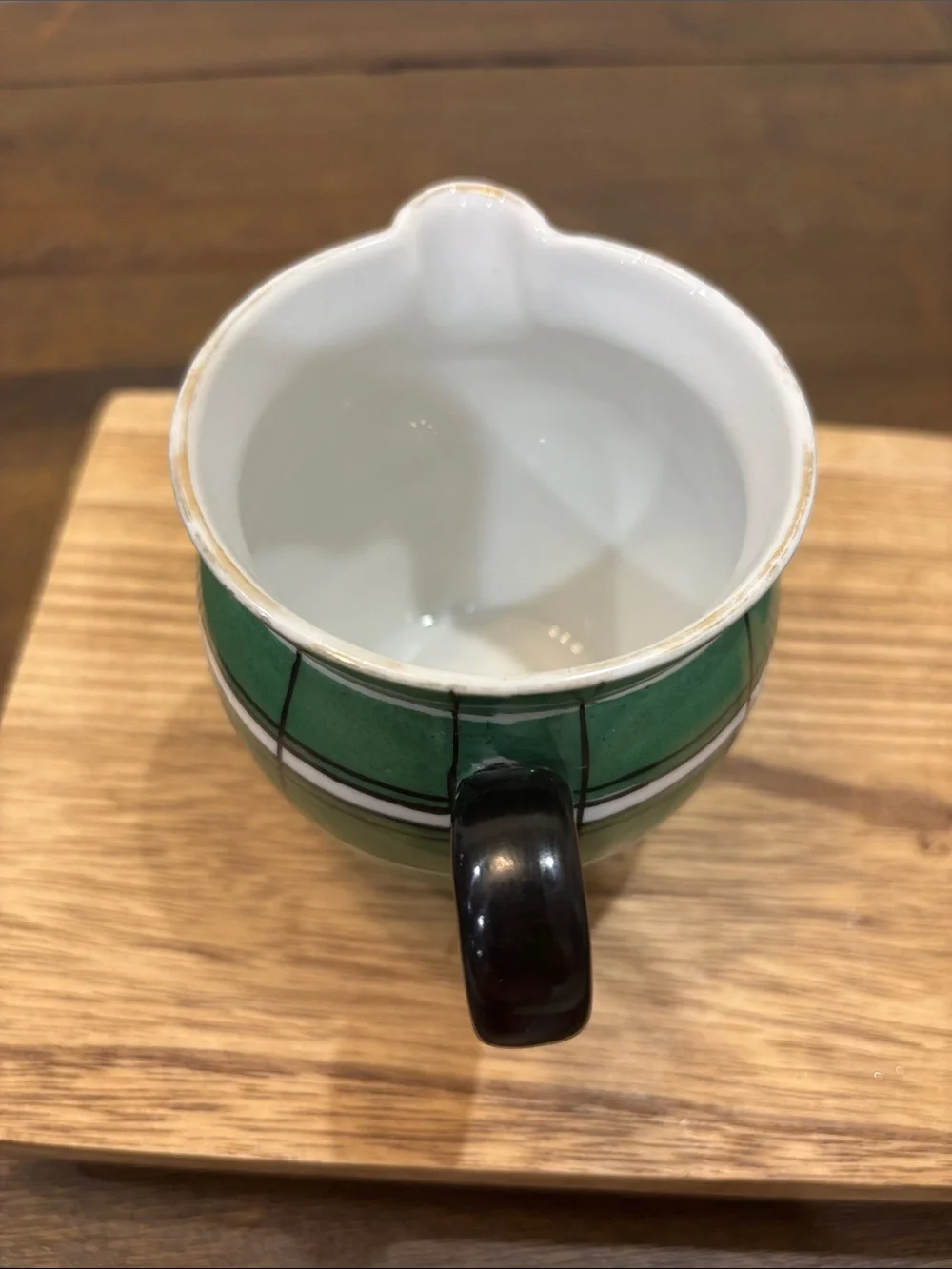 MCM Plaid Austrian Creamer